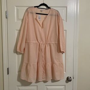 NWT Peach Loft Beach Coverup